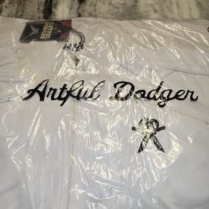 Artful Dodger White Bomber Jacket 3X